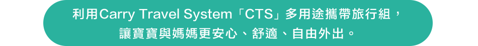 抱っこひもがセットできるからどんなシチュエーションでも、スムーズに乗せかえできる!